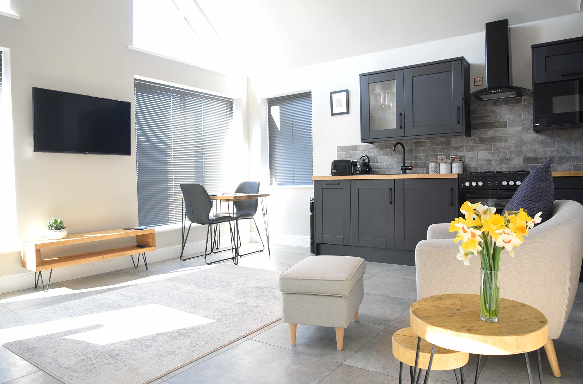 Open Plan Kitchen at Braeside Bothy Luxury self catering